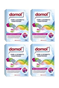 Domol Renk Ayırıcı Canlandırıcı Mendil 24 Lü X 4 Kutu