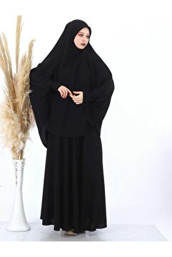 Genel Markalar 2 Parçalı Kadın Yazlık Çarşaf Hijab