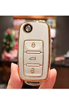 GMA KEYS Vw Tiguan Jetta Golf 5 Golf 6 Scirocco Polo Caddy Transporter Lüks Nano Anahtar Koruma Kılıfı