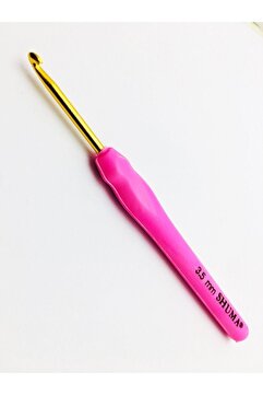 shuma Yumuşak Saplı Alüminyum Yün Tığ (3.5MM) 3.5 Numara