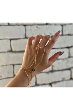 pop up store Nazar Boncuk Detay El Aksesuarı Ve Top Zincir El Aksesuarı Ikili Set