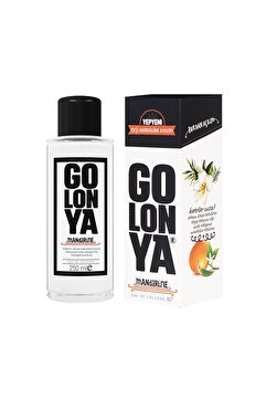 Golonya MANDARINA Ekşi Mandalina Kokulu Kolonya 250 ml Cam Şişe