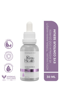 Rimu Health Products Göz Altı Aydınlatıcı Ve Kırışıklık Karşıtı Bakım Serumu (CAFFEİNE 6% - C VİTAMİN) Rm000107