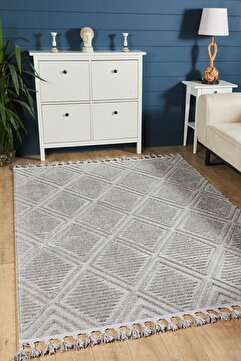 venucci home & living Quincey Bukleli Yumuşak Peluş Post Shaggy Krem Çocuk Odası Oturma Odası Salon Mutfak Halısı