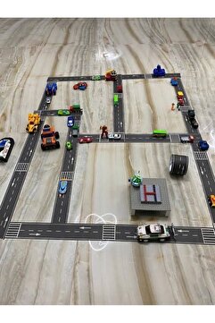 AYSAN ETİKET Otobant Eğitici Ve Yol Yapım Oyun Bandı Şerit Etiketi 7cm 10 Metre