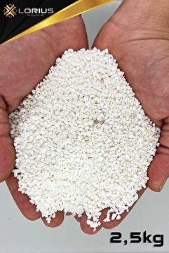 LORIUS 2,5kg Beyaz 1.5-3mm Boyutunda Dolamit Akvaryum Kumu