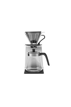 Karaca Brewy Coffe Standlı Çift Cidarlı Borosilikat Cam Dripper/Kahve Demleme Seti 600 Ml