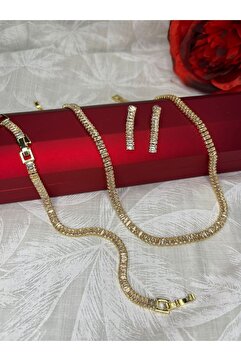 ismim bijuteri Su yolu takım kolye bileklik küpe Çeliktir