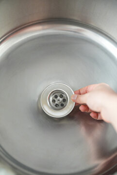 Hayveys Paslanmaz Çelik Metal Lavabo Süzgeci