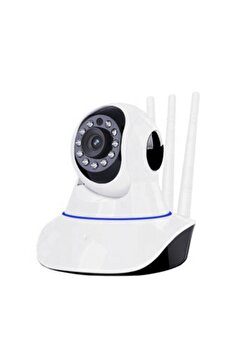 By mia Hd Wifi Kablosuz 3 Antenli Ip Bebek Ses Dinleme ve Hırsız Alarm Güvenlik Kamerası