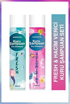 Watsons Hacim Verici Kuru Şampuan Ve Fresh Kuru Şampuan Set
