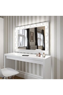 aspendosdekor Hollywood Işıklı Kulis Makyaj Aynası Ebat : 85x65