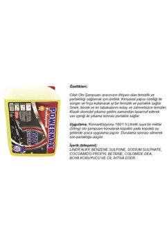 powermax Oto Cilalı Şampuanı 5 Kg