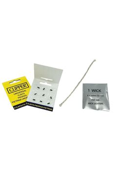 Clipper Benzinli Çakmak Ve Zippo Uyumlu Fitil - Çakmak Taşı 9'lu Set