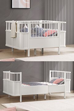 Setay MDF Beşik, Siesta Büyüyen Beşik 90x130 - Siesta Karyola 90x190