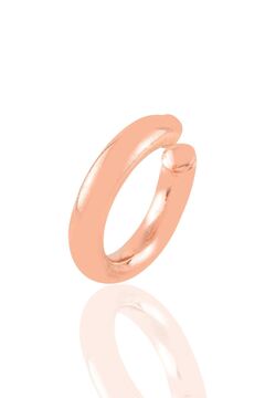 Söğütlü Silver Kadın Gümüş Rose Sade Sıkıştırmalı Kıkırdak Küpe Sgtl10887rose