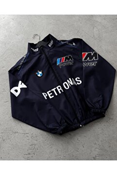 Genel Markalar BMW ///M Oversize Retro Unisex Ceket / Yağmurluk