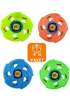 INFANT Frizbi Fırlatma Diski 4'lü Set 24 Cm Plaj Kumsal Oyuncağı Frisbee