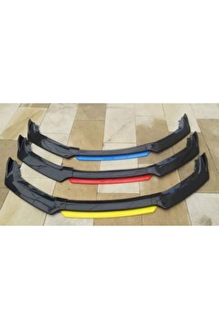 Genel Markalar Unıversal Her Araca Uyumlu Kırılmaz 4 Parça Kanatlı Ön Lip Pıano Black