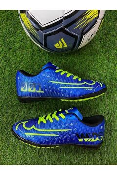 YUSUFSHOES ERKEK ÇOCUK HALISAHA FUTBOL AYAKKABISI MAV