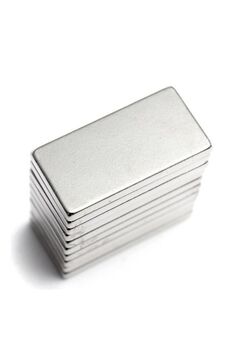 SmilesWishes Neodyum Mıknatıs Dekoratif Magnet Güçlü Çekim 20x10x2 mm 5 Adet