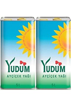 Yudum Ayçiçek Yağı Teneke 5 L 2 Adet