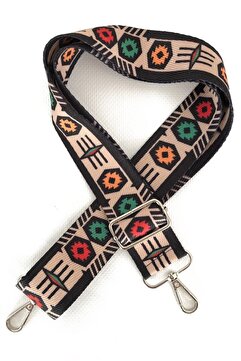Bevella Polyester Kolon Ayarlanabilir Çanta Sapı - Telefon Askısı (120 CM) / Otantik Desen