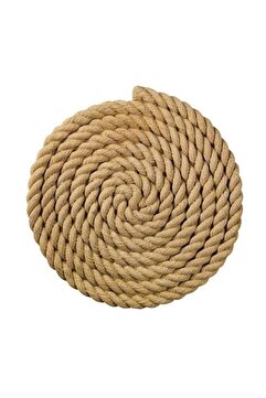 İpsan 6 Mm 1.kalite 100 Metre Jüt Halat Ip Dekoratif Hasır Ip Kendir