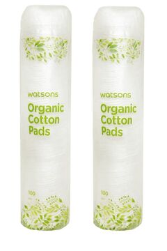 Watsons Organik Yuvarlak Makyaj Temizleme Pamuğu 100 Adet X 2