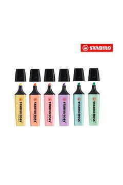Stabilo Boss Original Pastel Renkler 6'lı Set