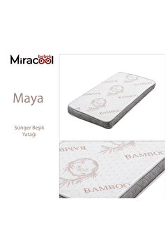 miracool Bambo Maya Beşik Yatağı 70x110cm Bebek Yatak Oyun Parkı Yatak