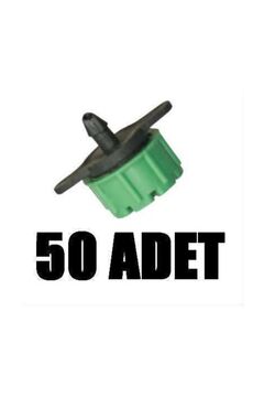 Emek Büyük Meme 50 Ad. Damla Sulama Ayarlı Damlatıcı Parçası Aparatı Damlama Borusu Hortumu