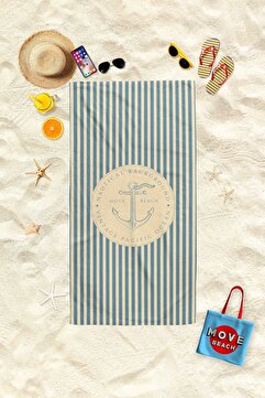 MoveBeach Desenli Plaj Havlusu, Banyo Havlusu