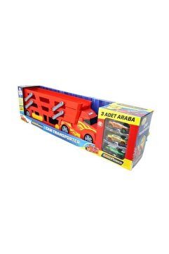 King Toys 3 Arabalı Taşıyıcı Tır