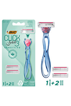 Bic Soleil Click Sensitive 1 Gövde & 2 Başlık Kadın Tıraş Bıçağı