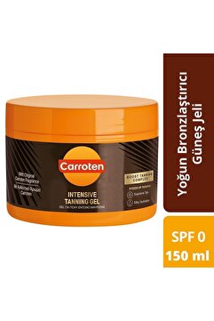 Carroten Intensive Tanning Spf'siz Yoğun Bronzlaştırıcı Güneş Jeli 150ml