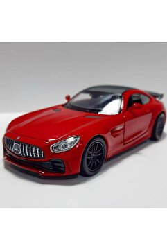 WELLY 1.36 ÖLÇEK WELLY MARKA LİSANSLI MERCEDES AMG GTR KIRMIZI RENK 12 CM MODEL METAL ARABA