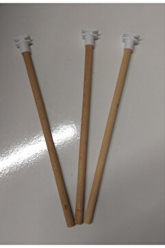 Genel Markalar 3 Adet Ahşap Tünek 40 cm