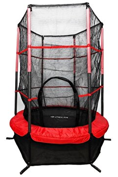 Delta Fileli Korumalı 140 Cm Çocuk Trampolini 55 Inç Trambolin