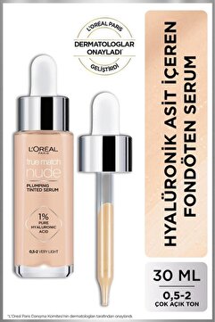 L'Oreal Paris True Match Nude Serum Fondöten 0 5 2 Very Light