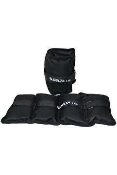 Delta 1 Kg x 2 Adet Toplam 2 Kg El Ayak Bilek Kas Güçlendirici Ağırlık Seti Kum Ağırlık Torbası