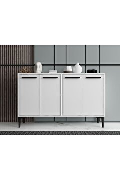MERT SERT MOBİLYA Vern 120cm Konsol, Tv Sehpası, Tv Ünitesi, Kahve Köşesi, Banyo Dolabı, Çok Amaçlı Dolap