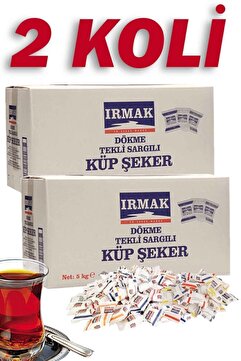Irmak 2 Koli Tek Sargılı Hijyenik Küp Şeker 5 Kg X 2 (10 KG)