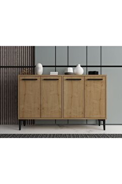 MERT SERT MOBİLYA Vern 120cm Konsol, Tv Sehpası, Tv Ünitesi, Kahve Köşesi, Banyo Dolabı, Çok Amaçlı Dolap