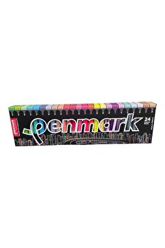 Genel Markalar Fosforlu Kalem 24 Lü Süper Kutu 6 Neon 6 Pastel 6 Tropik 6 Simli Hs-505-24 Set 709691
