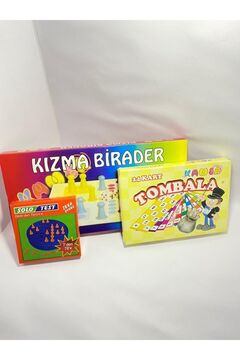 Genel Markalar Kızma Birader Tombala-Solo Test Yılbaşı Oyun Seti