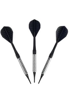 Decathlon Siyah Canaveral Plastik Uçlu Dart - 3'lü - Siyah - S100 12 gr