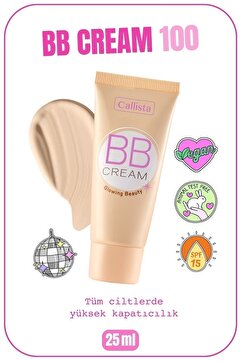 Callista Bb Cream Spf 15 Yoğun Kapatıcı Bb Krem - 100 Çok Açık