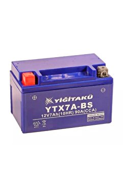 Yiğit Akü 12 V 7 Ah (c10) Ytx7a-bs Motosiklet Aküsü