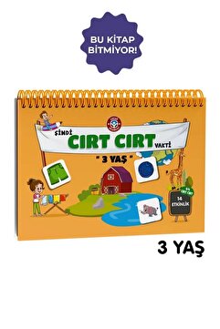 Çocuk Akademi 3 Yaş Cırt Cırtlı Etkinlik Kitabı